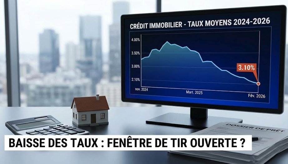📉 CRÉDIT IMMOBILIER 2026 : SOMMES-NOUS (VRAIMENT) À LA VEILLE D'UNE CHUTE DES TAUX ? LE GRAND DÉCRYPTAGE 🏦